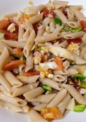 Foto principal de Ensalada de pasta y bacalao