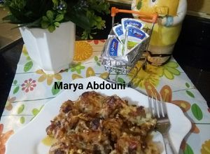صورة لوصفة شيفلور بالصوص الحمراء 👍👍