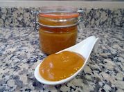 Una foto de chutney mango