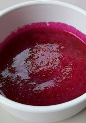 Foto resep Pure buah naga Mpasi 6M
