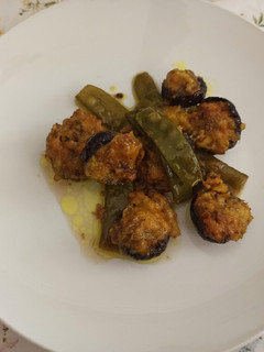 Una foto de Champiñones rellenos de queso