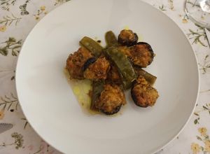 Una foto de Champiñones rellenos de queso