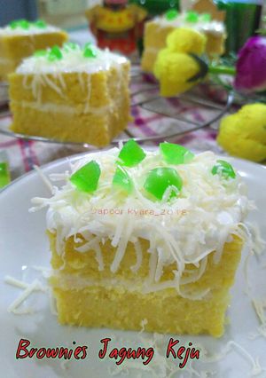 Foto resep Brownies Jagung Keju #BeraniBaking