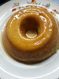 Una foto de Budín de pan y dulce de leche