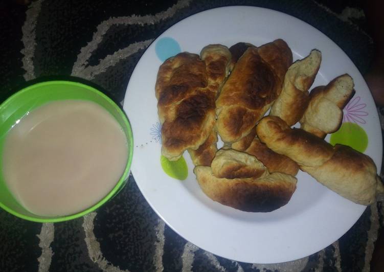 How to Make Super Quick Homemade Bread with tea