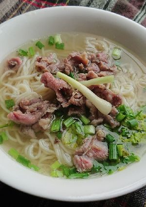 Hình của món Mì ramen bò.