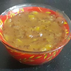 A picture of Raw mango sweet and sour chutney.