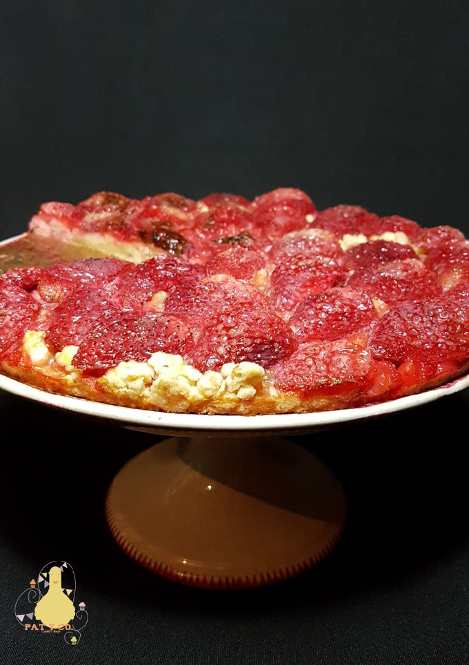 Una foto de *Crostata di Fragole ó Tarta de Fresas*