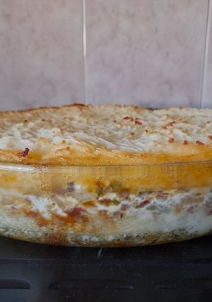 Una foto de Pastel de papa cremoso