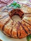 Timballo di melanzane e anelletti siciliani
