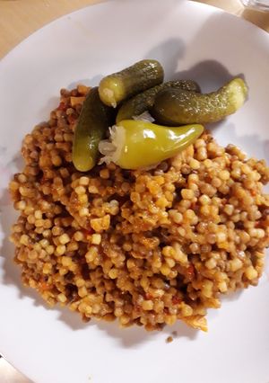 Tarhonyás hús recept fotója