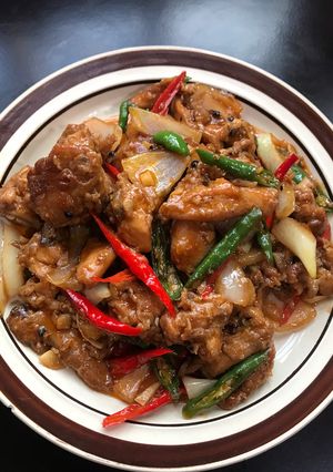 Foto resep Ayam Saos Lada Hitam