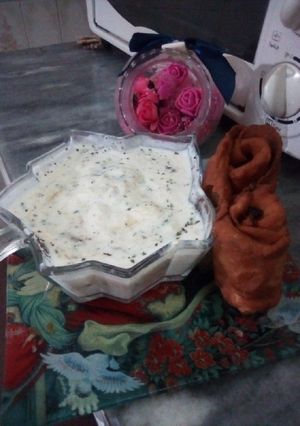 عکسی از دستور قطاب مرغ به شکل گل مثلا