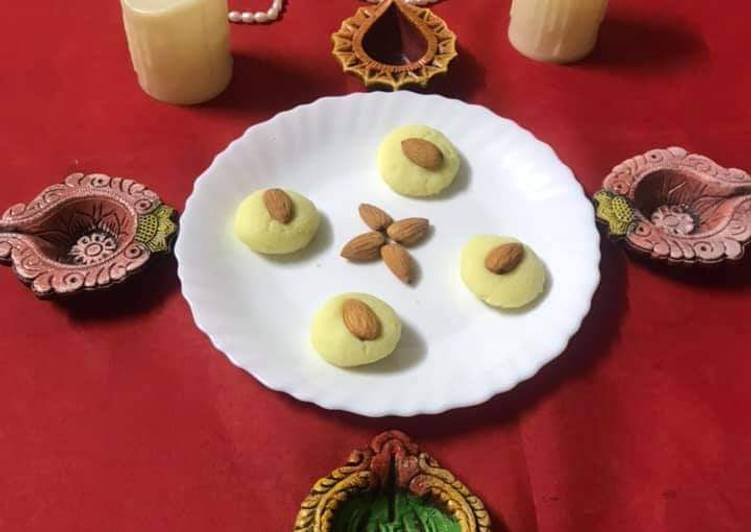 Milk powder peda