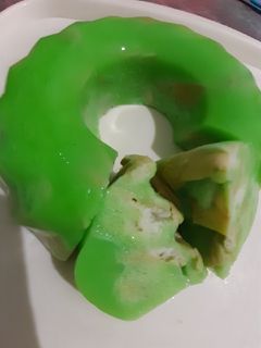 Foto resep Puding Pandan Roti Tawar