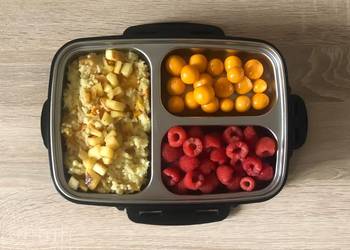 How to Recipe Yummy Bulgur Porridge with Pumpkin and Apples