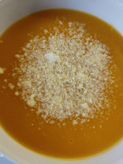 Una foto de Crema de calabaza