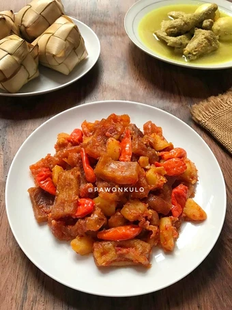 Langkah Gampang Membikin Resep Sambel Goreng Krecek Tanpa Santan yang Sempurna Anti Ribet, Mantap