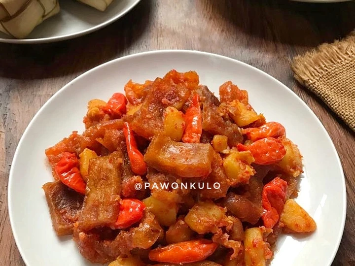 Langkah Gampang Membikin Resep Sambel Goreng Krecek Tanpa Santan yang Sempurna Anti Ribet, Mantap