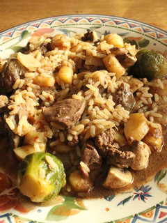 Una foto de Hígado de pollos con arroz y demases, a la Racinguista