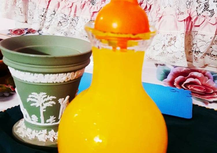 Step-by-Step Guide to Prepare Homemade Fresh orange juice