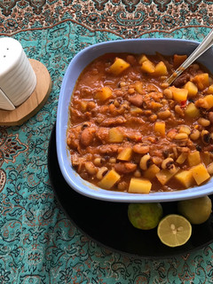 عکسی از دستور خوراک لوبیا