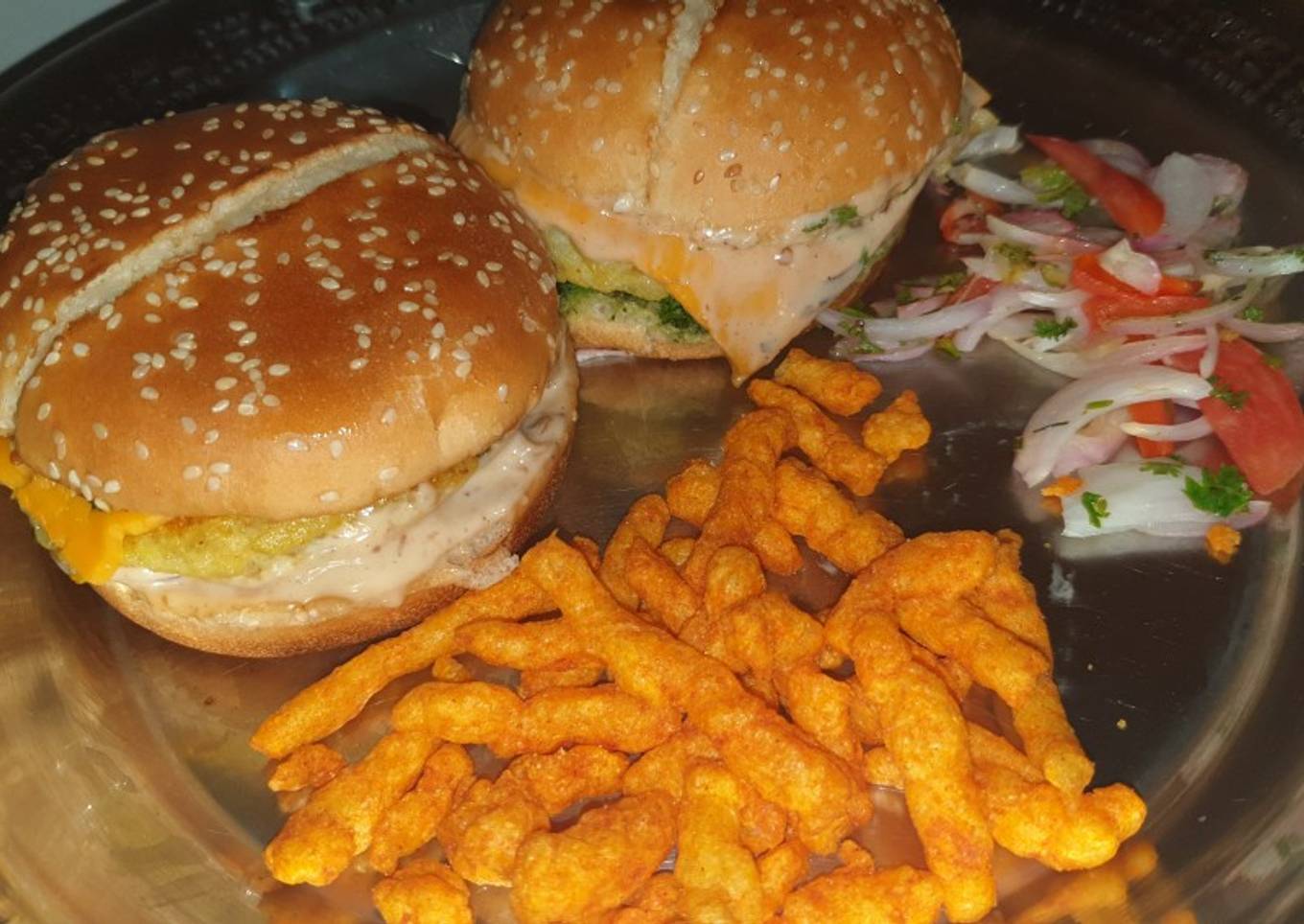 Aloo Tikki burger