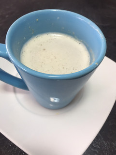 Una foto de Atole de Mazapán