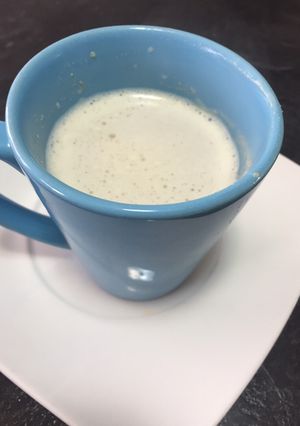 Una foto de Atole de Mazapán
