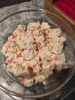 Una foto de Ensalada de marisco