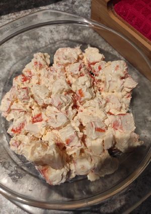 Una foto de Ensalada de marisco