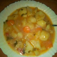 Potato stew A picture of Potato stew.