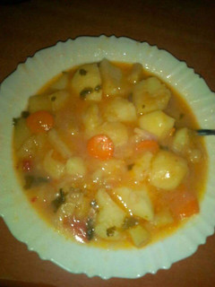 A picture of Potato stew.