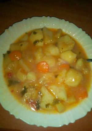 A picture of Potato stew.