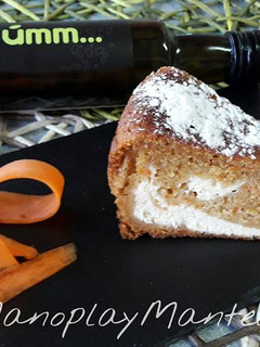 Una foto de Cheesecake sin lactosa de zanahoria en GME, F y G y tradicional