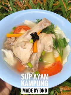 Foto resep 3. SUP AYAM KAMPUNG (tanpa minyak) by @adindahwytnskitchen 🌻