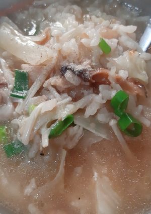 鹹粥 的食譜成品照片