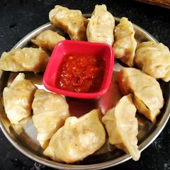 A picture of Soya cabbage momos.