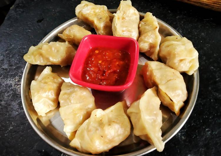 Soya cabbage momos