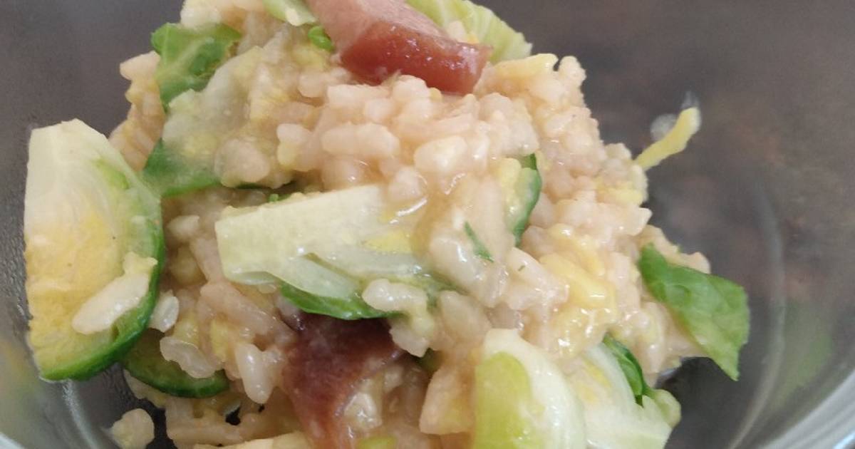 Risotto with Bacon and Brussel Sprouts Recipe by Barrie Cookpad
