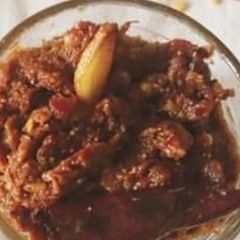 Instant tamarind pickle chintapandu pachadi A picture of Instant tamarind pickle chintapandu pachadi.