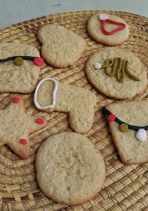 Una foto de Galletitas de jengibre navideñas