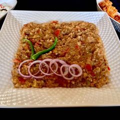 A picture of Bajra moth khichadi.