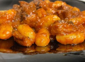 Foto di Gnocchi con sugo di polipo