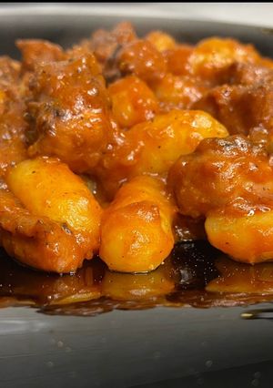 Foto di Gnocchi con sugo di polipo