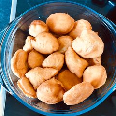 All purpose flour mandazi - with baking powder A picture of All purpose flour mandazi - with baking powder.