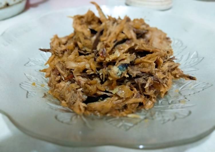 Tongkol suwir (versi gak pedas)