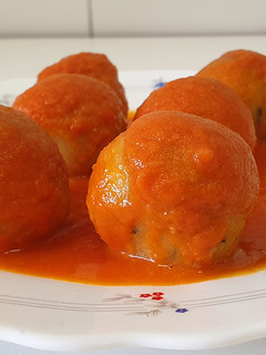 Una foto de Albóndigas de bacalao