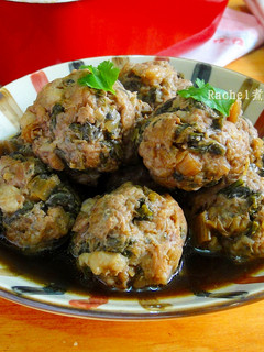 客家梅乾菜肉丸子 的食譜成品照片