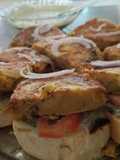 Daal Alu Kabab (anday wala Burger)